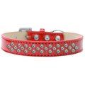 Unconditional Love Sprinkles Ice Cream AB Crystals Dog CollarRed Size 14 UN784146